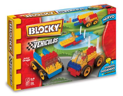 BLOCKY - VEHICULO 2 (70 PIEZAS)