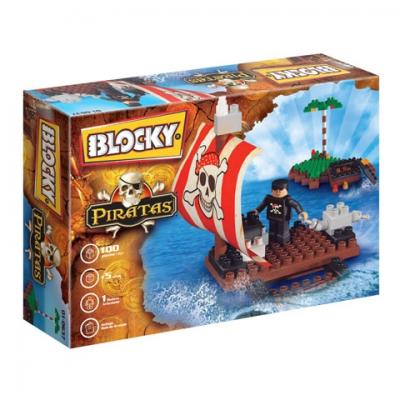 BLOCKY - BALSA PIRATA (100 PIEZAS)