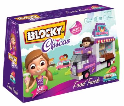 BLOCKY - CHICAS FOOD TRUCK ( 65 PIEZAS)