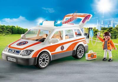 Coche de Emergencias con Sirena