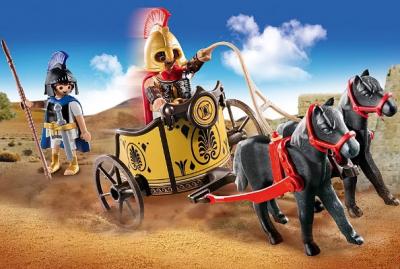 Aquiles en un Carro con Patroclo